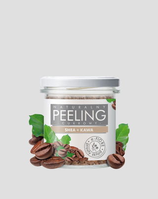Natürliches Zuckerpeeling mit Sheabutter und Kaffee zur Reduzierung der Orangenhaut E-Fiore - 1