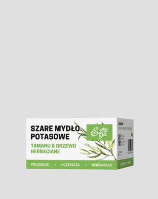 Graue Naturseife mit Tamanuöl und Teebaumöl Etja - 1