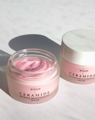 Intensive Feuchtigkeitscreme mit Ceramiden Hyaluronsäure Präbiotika BIOUP - 3