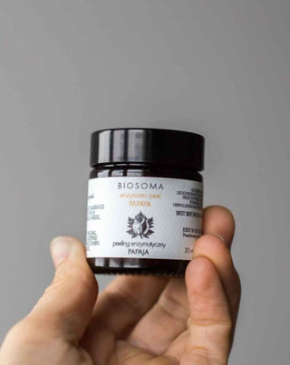 Enzympeeling – Papaya-Maske für alle Hauttypen, RAW Biosoma-Linie