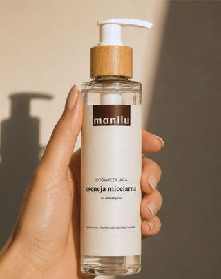 Erfrischende mizellare Essenz zum Abschminken, zur Linderung von Irritationen mit D-Panthenol Manilu - 3