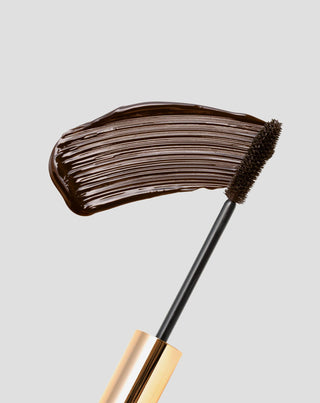 Mascara mit 2in1 Pflege Eyegasm Brown zur Förderung des Wimpernwachstums Paese