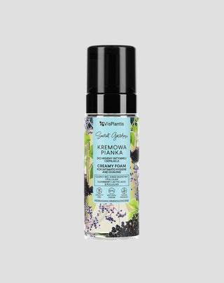 Cremiger Intimhygieneschaum mit Holunderextrakt und Vis Plantis Milchsäure