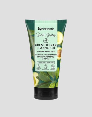 Stark regenerierende Hand- und Nagelcreme mit Avocado und Vis Plantis Baumwollöl