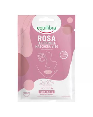 Rose Revitalisierende Hyaluronsäure-Gesichtsmaske Rose Equilibra - 1