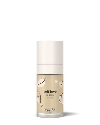 Natürliche und umweltfreundliche BB Self Love Gesichtscreme in Hellbeige 30 ml Resibo - 1