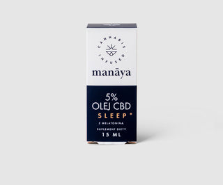 CBD Öl 5% für den Schlaf mit Melatonin Sleep Manaya