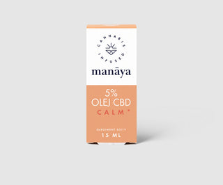 CBD-Öl 5 % zur Stressberuhigung und Spannungslinderung Calm Manaya