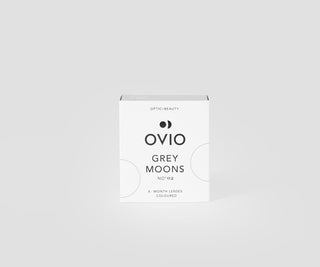 Graue Platin-Kontaktlinsen, farbige Monats-Nullen graue Monde Nr.2 Ovio - 1