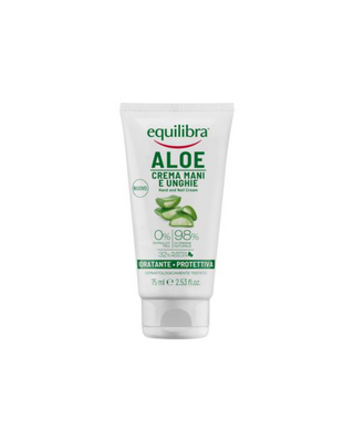Aloe Vera Hand- und Nagelcreme mit Bienenwachs und Vit. E Equilibra - 1