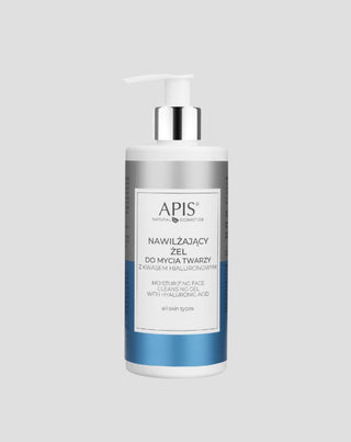 Feuchtigkeitsspendendes und beruhigendes Gesichtsreinigungs-Gel mit Hyaluronsäure Apis