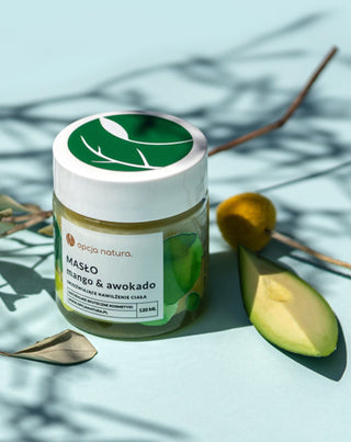 Körperbutter für trockene, geschädigte und sonnengebräunte Haut Mango &amp; Avocado Opcja Natura_2