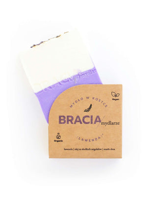 Beruhigende und feuchtigkeitsspendende Lavendelseife mit Reisöl und Sheabutter Soap Brothers - 4