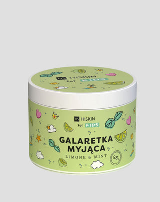 Grüne Waschgel-Badekugel für Kinder mit süßer Limette HiSkin for Kids - 1