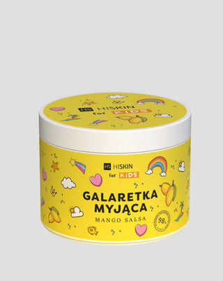 Gelée Waschgel für das Bad für Kinder gelbe Mango Salsa HiSkin for Kids - 1