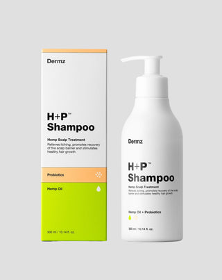 Hanf Shampoo mit Probiotika gegen Juckreiz und Schuppenbildung der Kopfhaut H+P Dermz_3 - 3