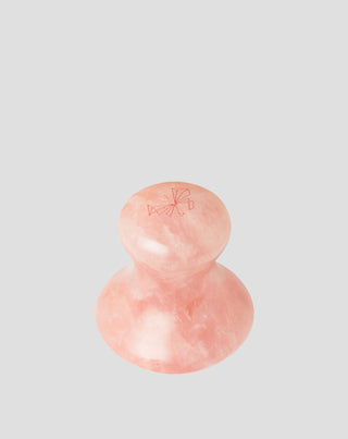 Gesichtsmassagepilz aus natürlichem Rosenquarz Crystallove_3