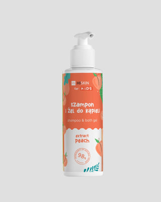 Shampoo und Duschgel 2in1 für Kinder mit Pfirsichduft HiSkin - 1