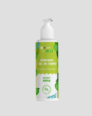 Shampoo und Duschgel 2in1 für Kinder mit Apfelduft HiSkin - 1