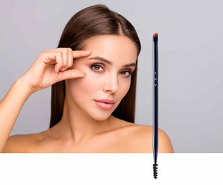 Zwei-Spitzen-Augenbrauenpinsel zur präzisen Betonung des Nr. 1 Say Make-up-Looks - 2