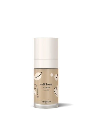 Natürliche und umweltfreundliche BB Self Love Gesichtscreme in naturbeige 30 ml Resibo - 1