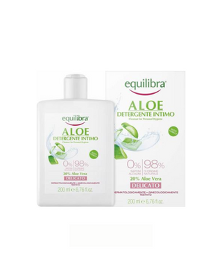 Ein sanftes Intimhygiene-Gel mit einem hohen Gehalt an Aloe Vera Equilibra - 1