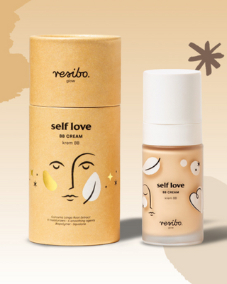 Natürliche und umweltfreundliche BB Self Love Gesichtscreme in Hellbeige 30 ml Resibo - 2