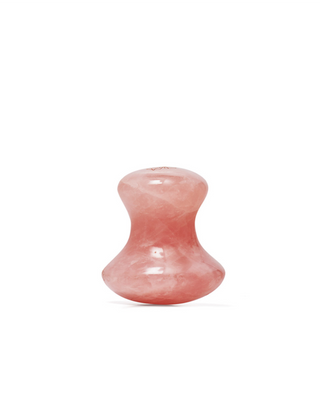 Gesichtsmassagepilz aus natürlichem Rosenquarz, Crystallove - 1