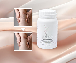 Tabletten gegen Cellulite und für Verbesserung der Kondition der Haut mit natürlichen Extrakten Cellinea 60 Kapseln - 2