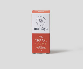 CBD Öl 5% zur Verbesserung der Konzentration Focus Manaya