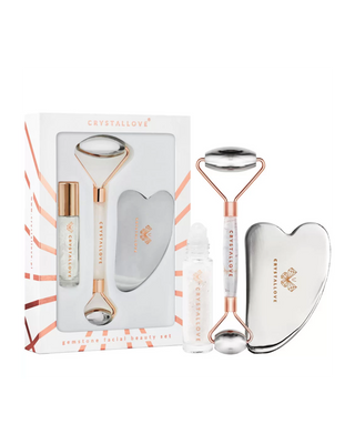 Gesichtsmassage-Set aus Edelstahl – Cryo Ice Beauty Set Crystallove Hydrotherapie - 1