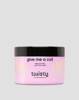 Maske für hochporöses lockiges Haar mit Sheabutter und Hanföl Twisty - 1