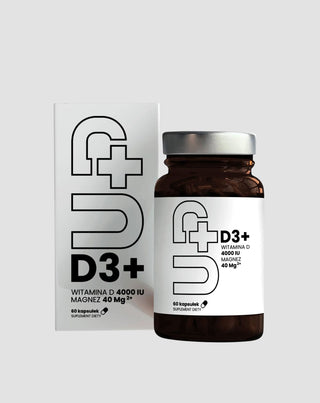 Nahrungsergänzungsmittel Up D3+ Vitamin D3 in Kombination mit Magnesium UP Health Pharma 60 Kapseln