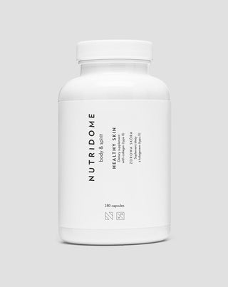 Kollagentabletten mit Kollagen Typ II Gesunde Nutridome Leder 180 Kapseln