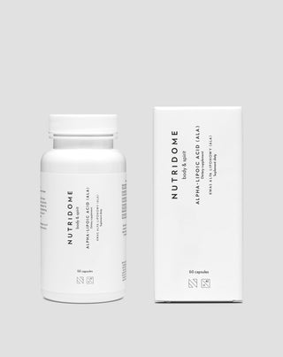 Alpha-Liponsäure ALA zur Unterstützung des Glukosestoffwechsels, Nahrungsergänzungsmittel Nutridome, 60 Stk. - 2