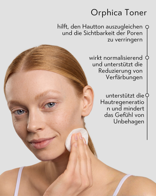 Gesichtstoner gegen Akne mit Niacinamid und Azelainsäure Anti-Acne Orphica Clinic 200 ml - 2