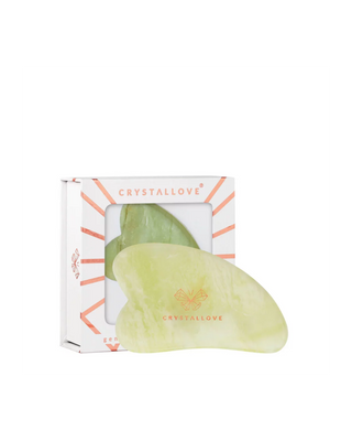 Gua Sha Gesichtsmassageplatte mit Jade, Crystallove Jugendstein - 1