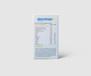 Tabletten gegen Akne, Pickel und Hautunreinheiten mit Zink, Vitamin C, E und B2 Derminax - 5