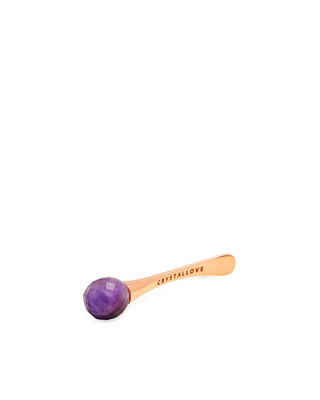 3D-Augenmassagegerät mit Amethyst und Creme-Applikator, Crystallove - 2