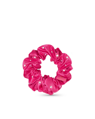Haarbänder aus Seide mit Kristallen – pink Crystallove - 3