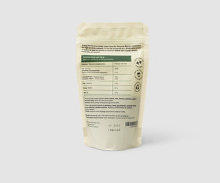 Junges Gerstenpulver natürliche pflanzliche Proteinquelle Veganität 150 g