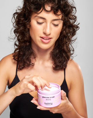Maske für hochporöses lockiges Haar mit Sheabutter und Hanföl Twisty - 2