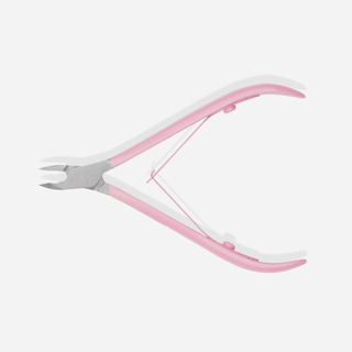 Professionelle 5mm Nagelhautschere mit Satin Pink You Beauty Griff - 3