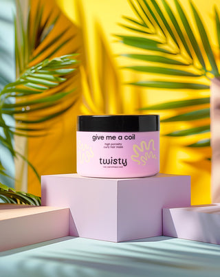 Maske für hochporöses lockiges Haar mit Sheabutter und Hanföl Twisty - 6