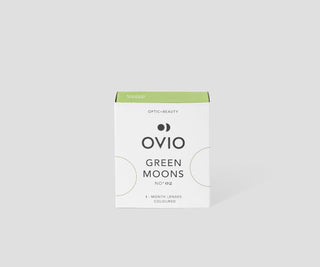 Zartgrün-minzgrüne farbige Kontaktlinsen null green moons no. 2 Ovio - 1