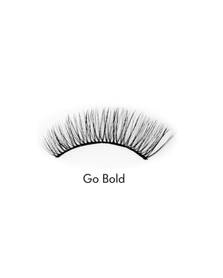 Künstliche Wimpern auf 2d Streifen für mehrfachen Gebrauch sehr weich Go Bold Bamm!Lashes - 2