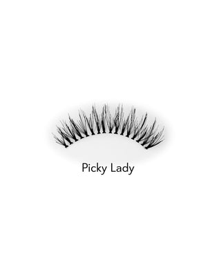 2D falsche Wimpern für den mehrfachen Gebrauch, leicht und weich Picky Lady Bamm!Lashes - 2