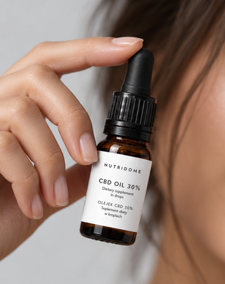 CBD-Öl 30% in Tropfen, Broad Spectrum ohne THC mit CBG und CBN Nutridome
