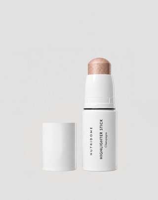 Highlighter im Stift für Gesicht und Körper, strahlender Glow und glättender Effekt, Champagne, Nutridome