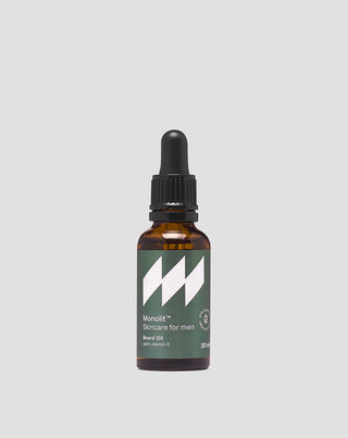 Bartöl mit Arganöl und Vitamin E, das den Bart weich macht und pflegt Monolit - 1